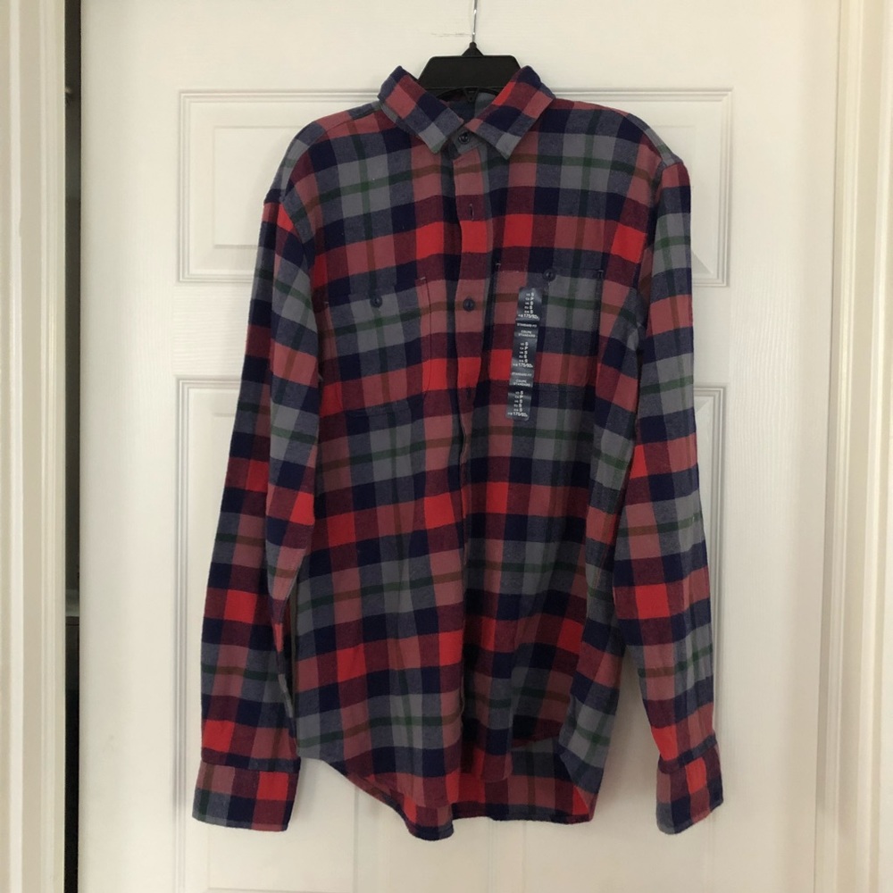 Gap Red and Blue Flannel - Size S - NEW w/ Tags